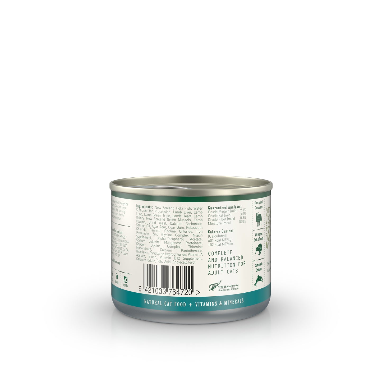 Zealandia Deluxe Hoki Fish Pâté Adult Cat Food