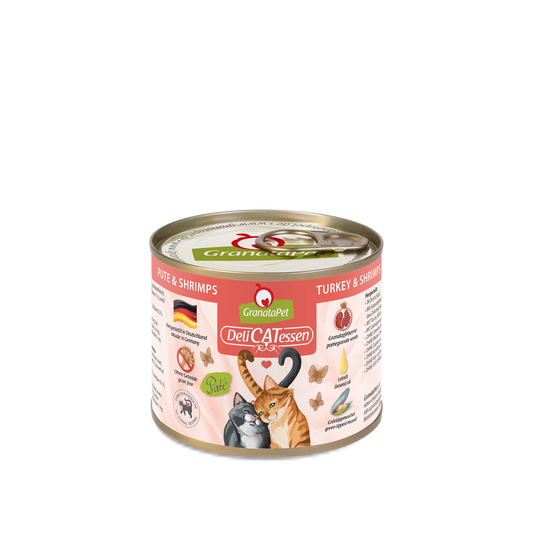 GranataPet DeliCATessen Cat Wet Food - Turkey & Shrimps