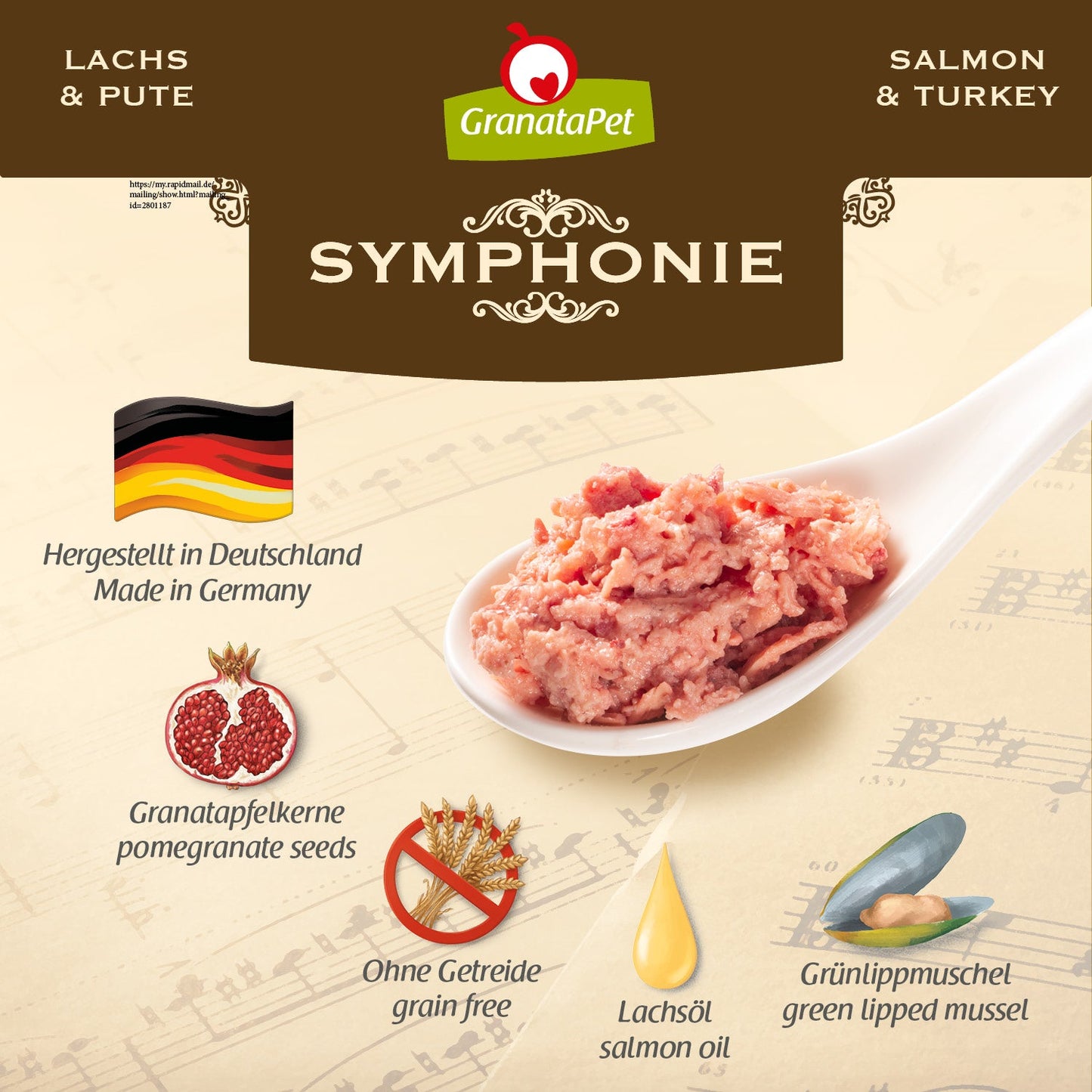 GranataPet Symphonie - No. 4 Salmon & Turkey