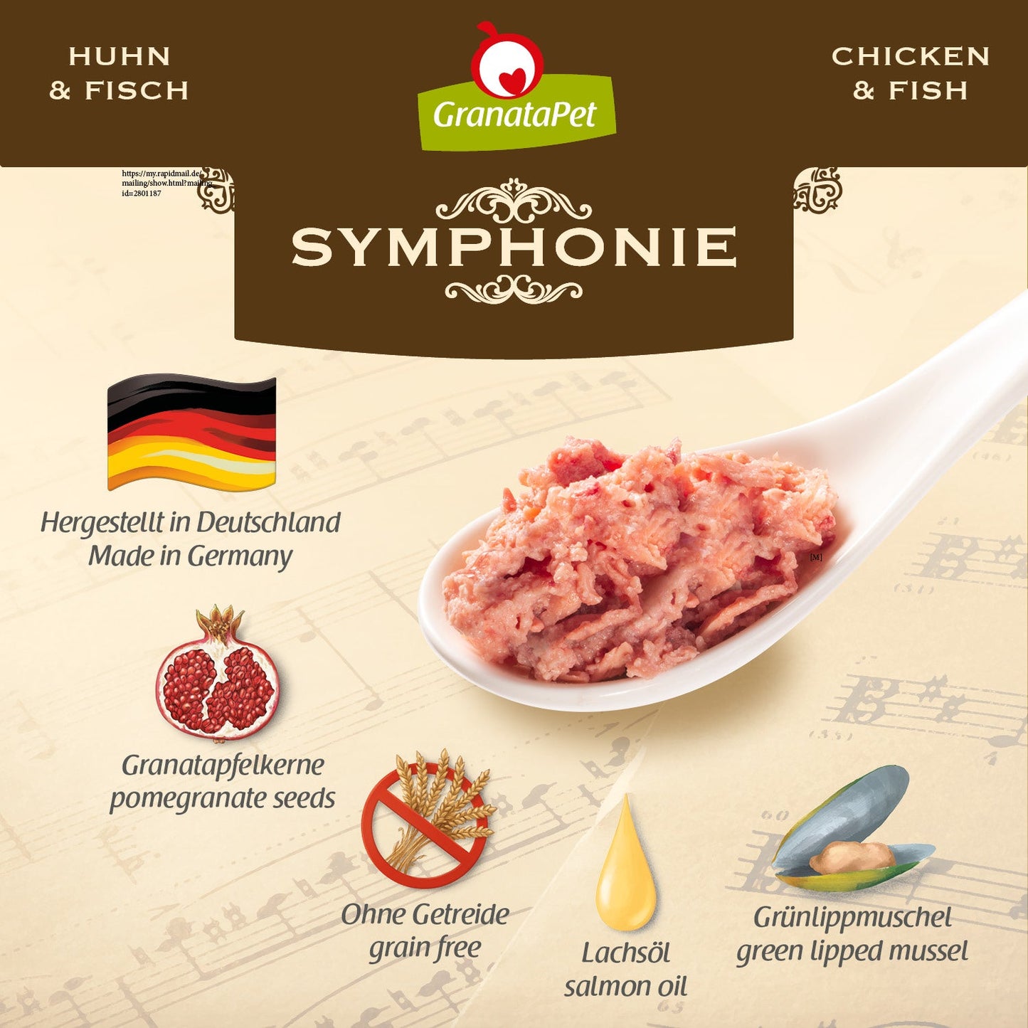 GranataPet Symphonie - No. 7 Chicken & Fish