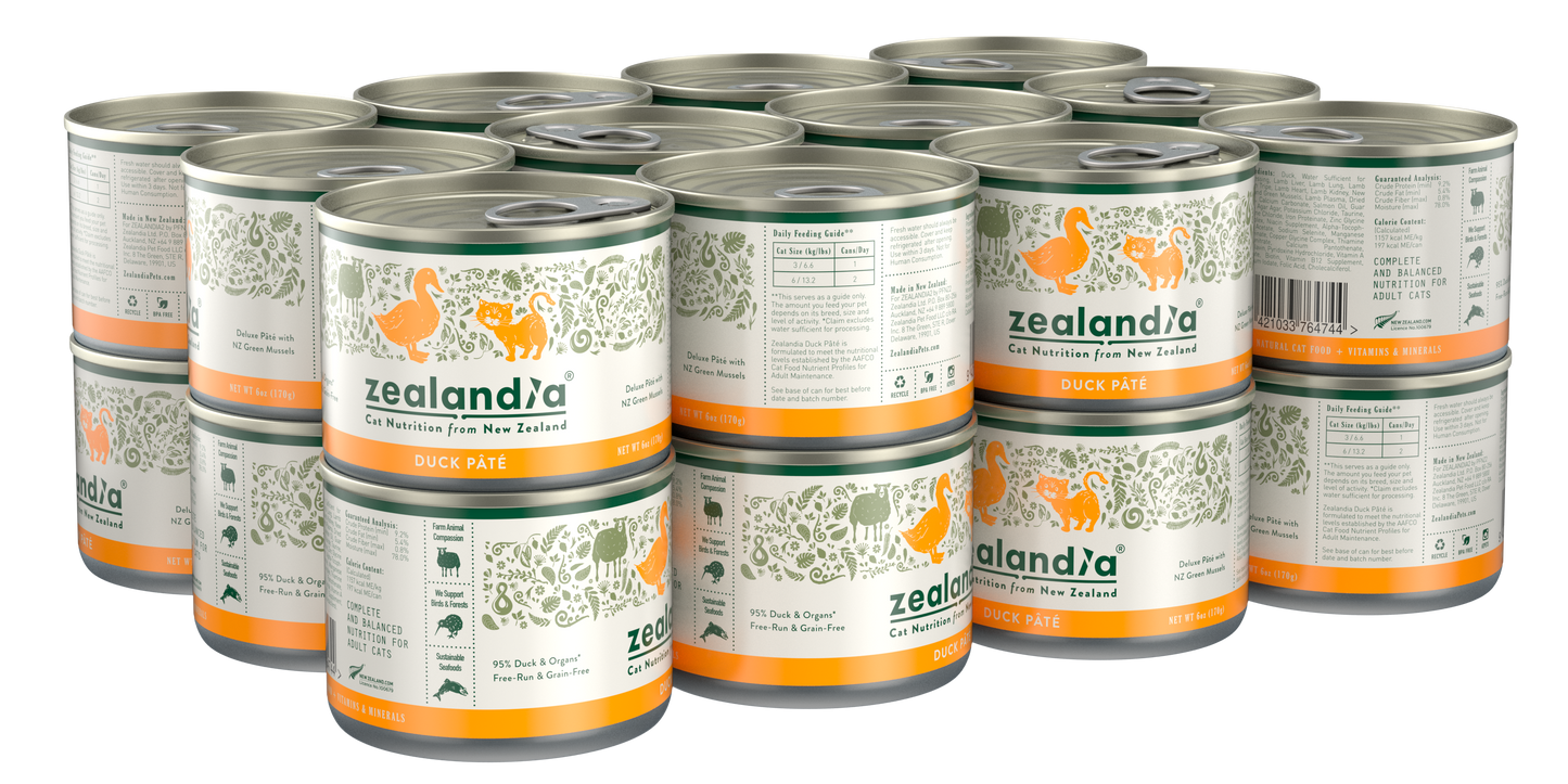 Zealandia Deluxe Duck Pâté Adult Cat Food