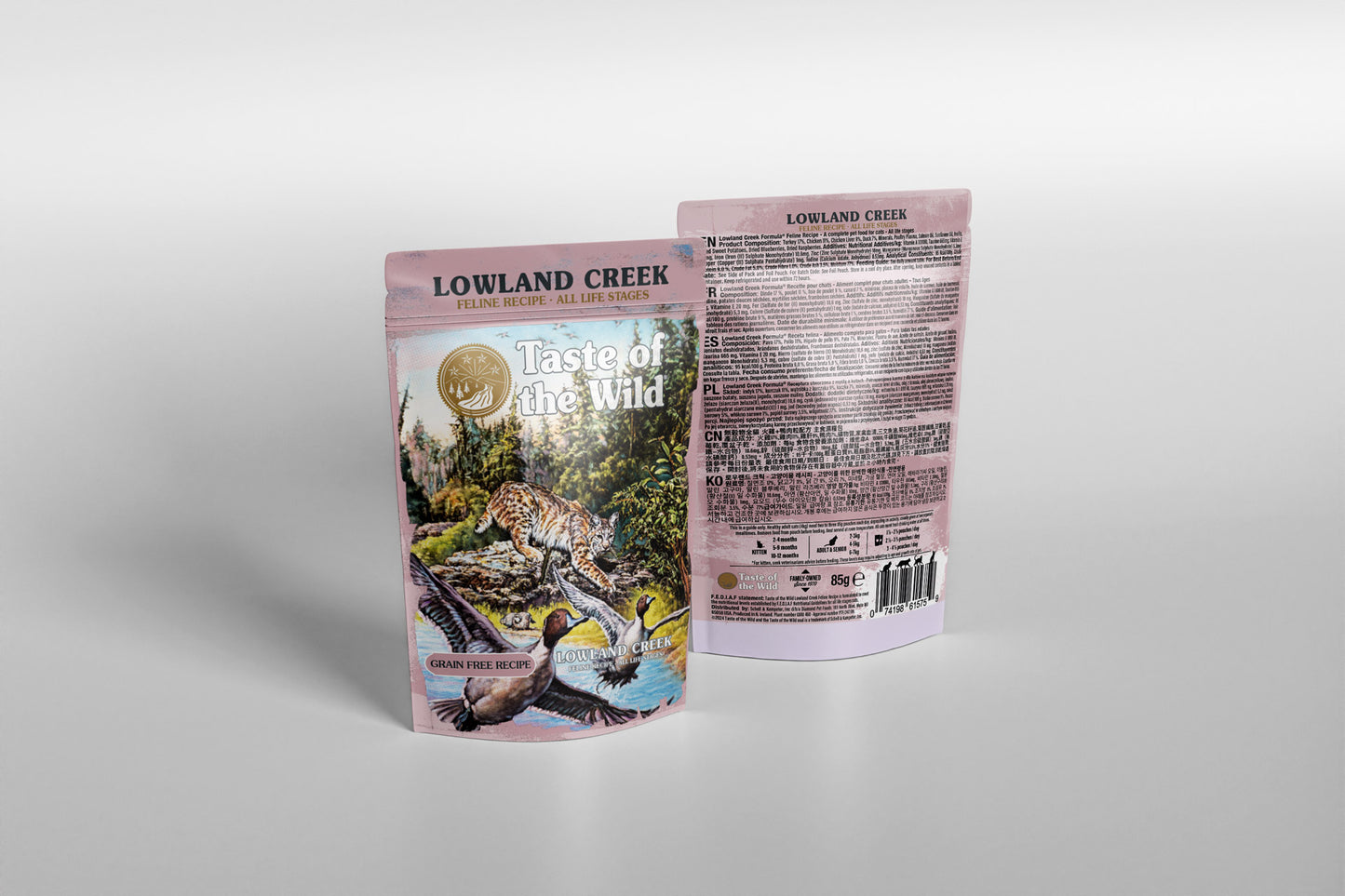 TOW Lowland Creek Cat Chunks in Gravy Pouch 85g x12