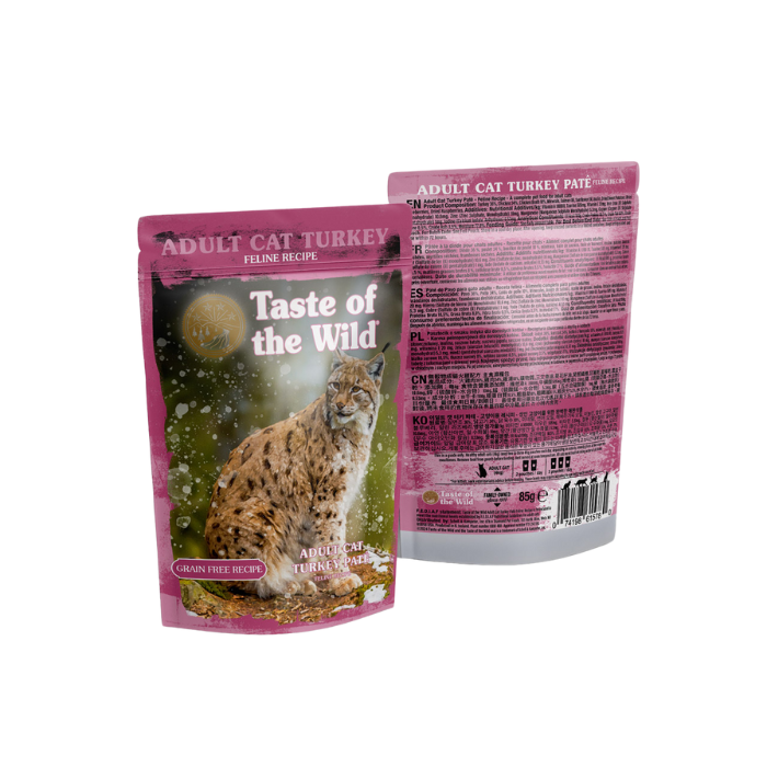 TOW Adult Cat Turkey with Chicken Pate Pouch 85g x12