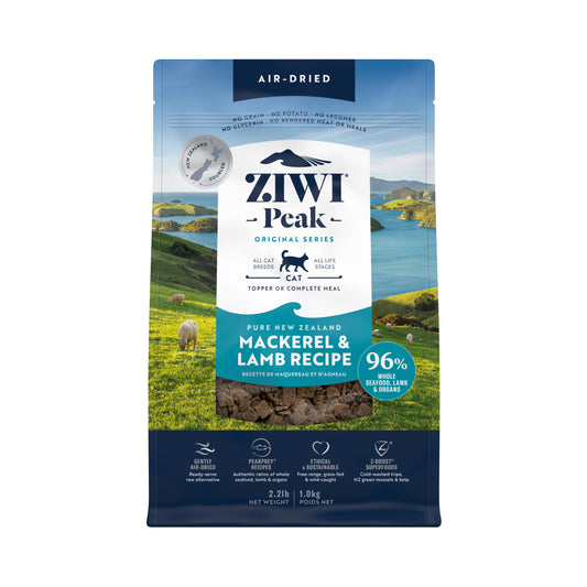 ZIWI Peak® Air-dried Original Series Mackerel & Lamb Recipe for cats