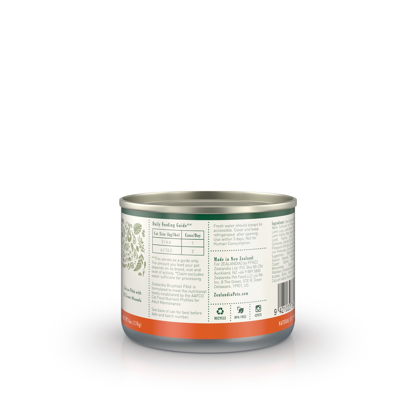 Zealandia Deluxe Brushtail Pâté Adult Cat Food