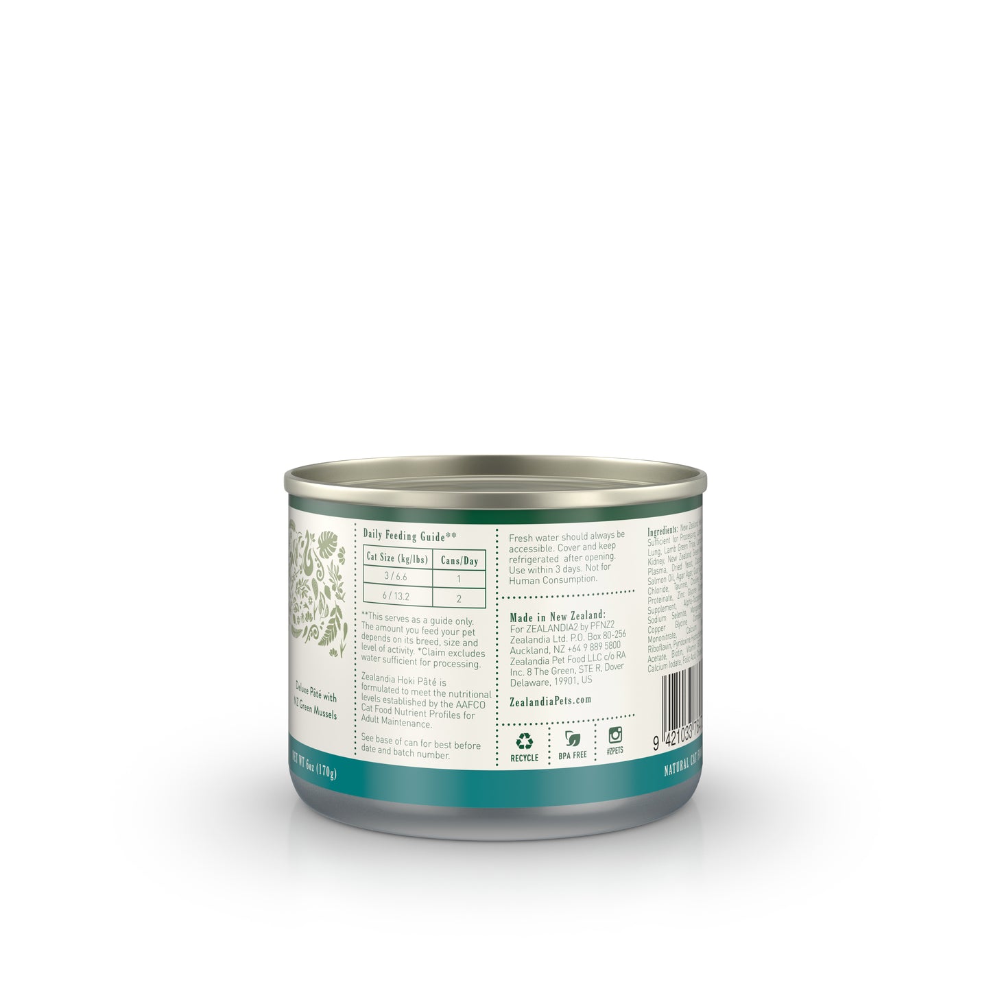 Zealandia Deluxe Hoki Fish Pâté Adult Cat Food