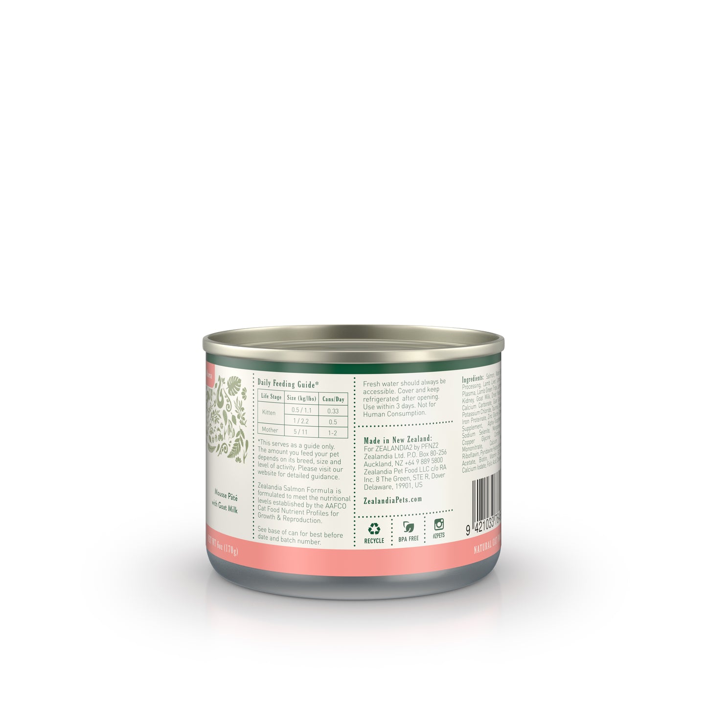 Zealandia Deluxe Salmon Pâté Adult Cat Food