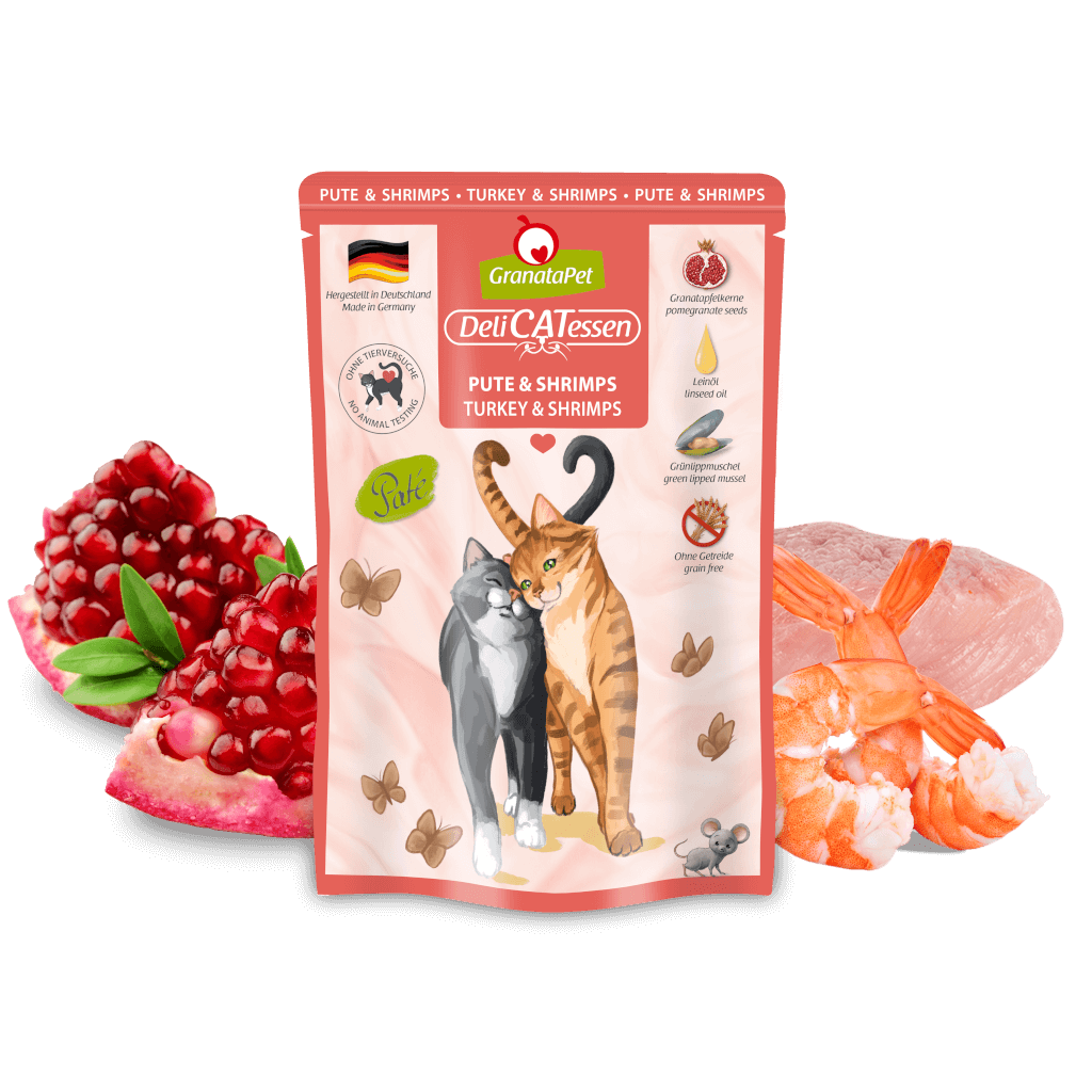GranataPet DeliCATessen Cat Wet Food - Turkey & Shrimps