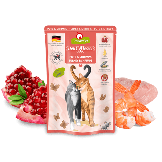 GranataPet DeliCATessen Cat Wet Food - Turkey & Shrimps