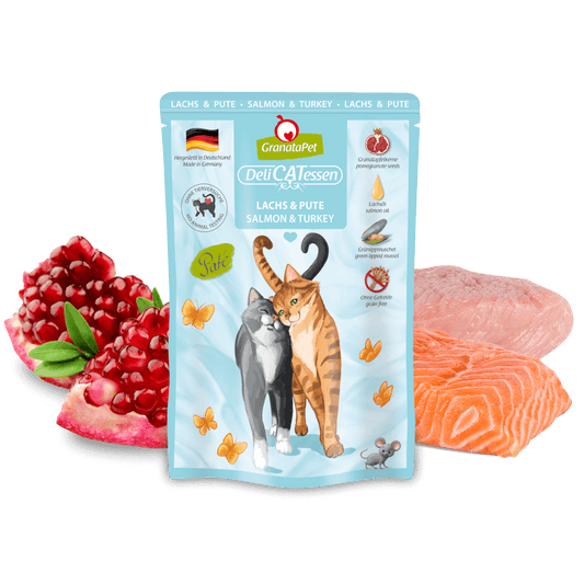 GranataPet DeliCATessen Cat Wet Food - Salmon & Turkey
