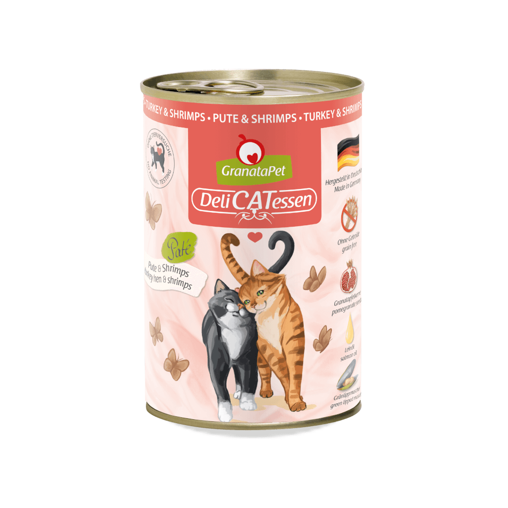 GranataPet DeliCATessen Cat Wet Food - Turkey & Shrimps