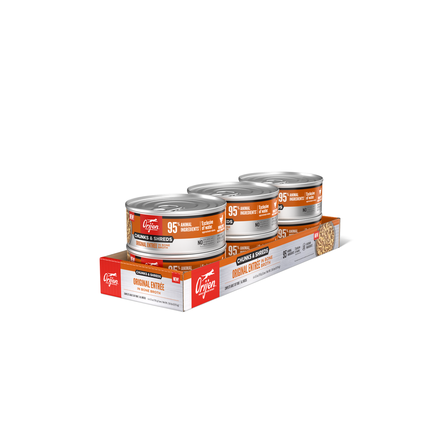 Origen Cat Chunks and Shreds Original Entree