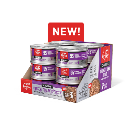 Origen Cat Chunks and Shreds Kitten Chicken and Tuna
