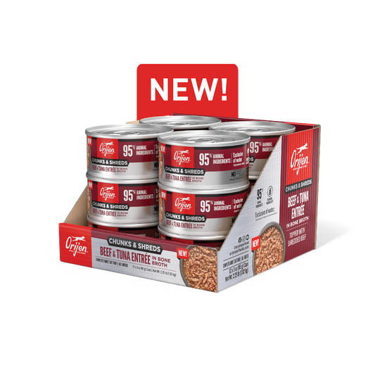 Origen Cat Chunks and Shreds Beef and Tuna