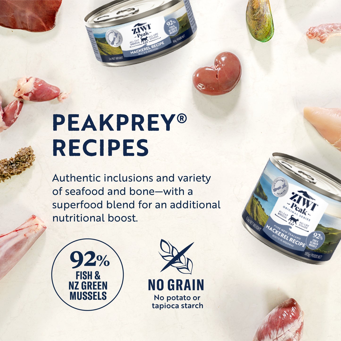 ZIWI Peak® Can Original Series Mackerel Recipe for cats