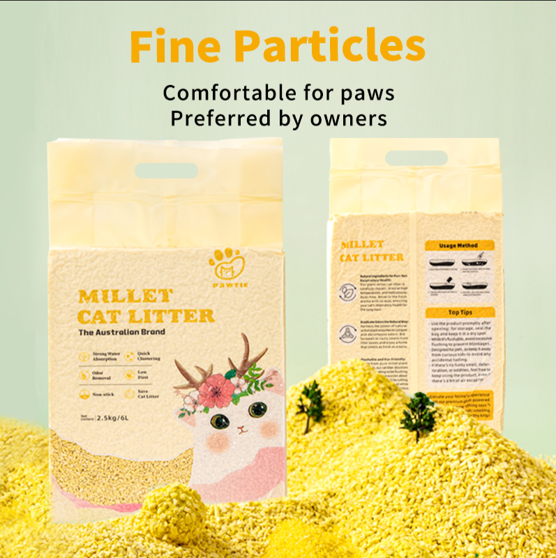 Pawtie Millet Cat Litter