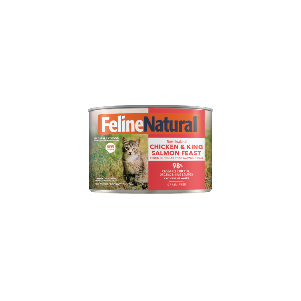 FELINE NATURAL NZ CHICKEN & KING SALMON FEAST
