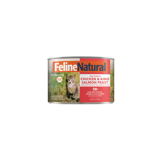 FELINE NATURAL NZ CHICKEN & KING SALMON FEAST