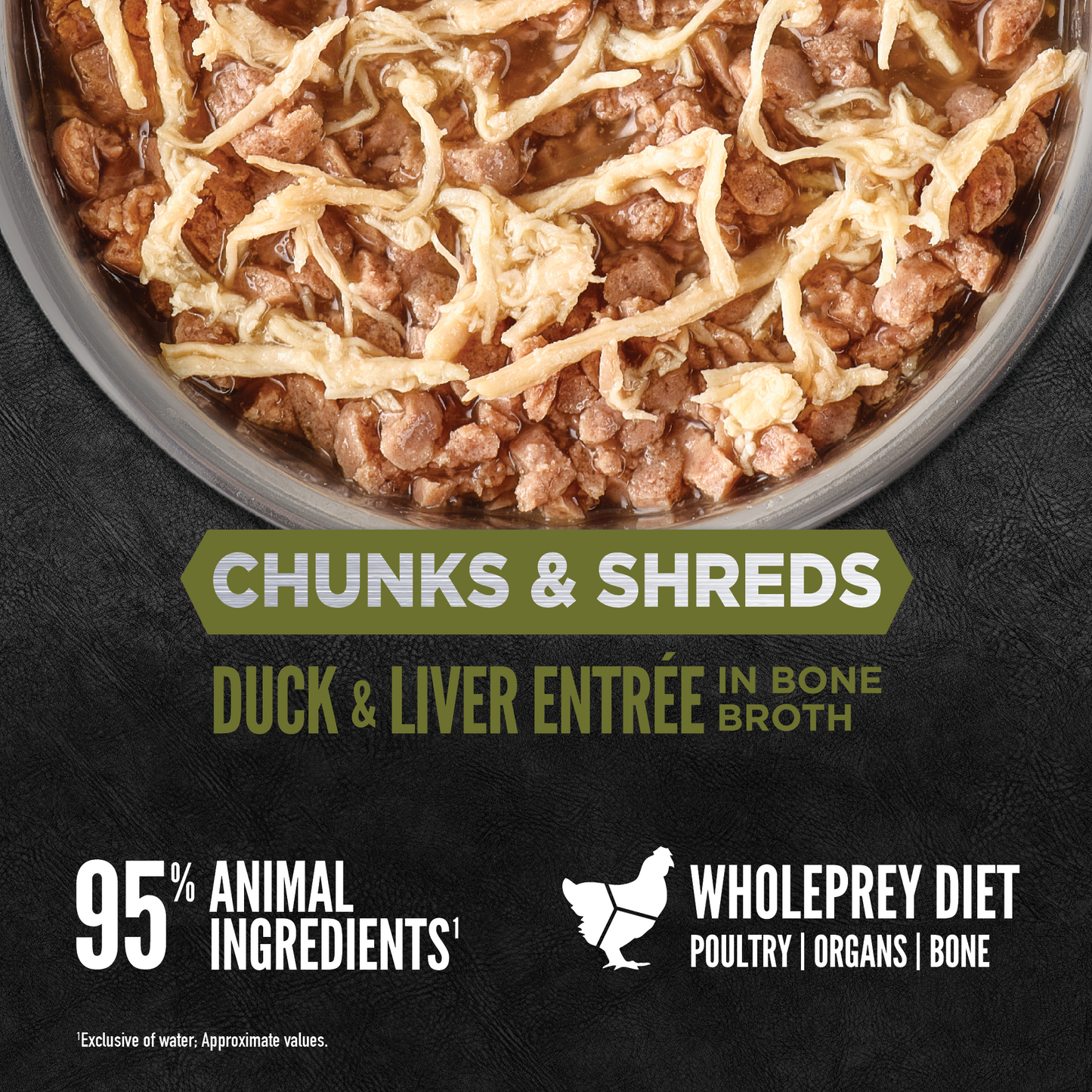 Origen Cat Chunks and Shreds Duck and Liver