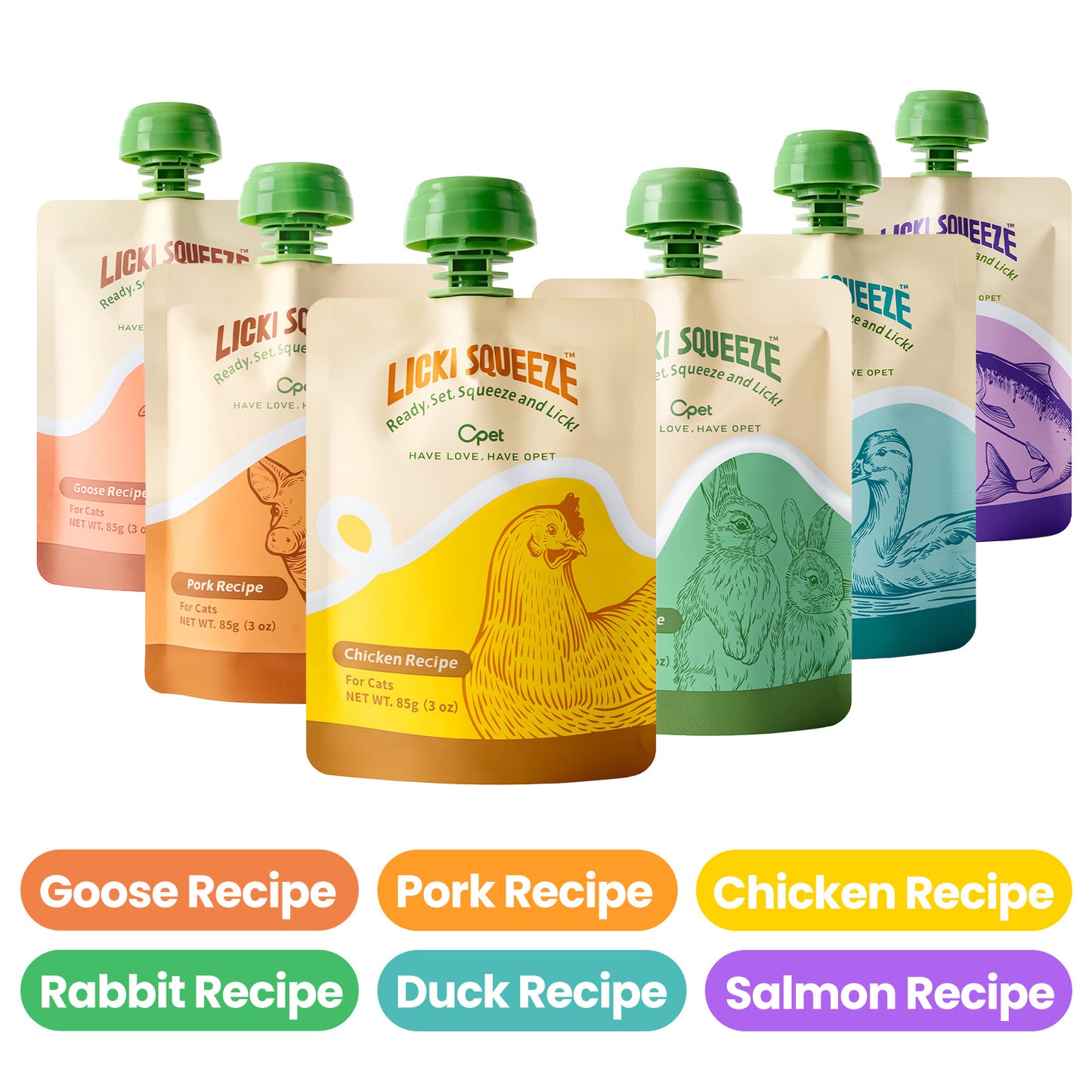 OPET Licki Squeeze 85G x 6