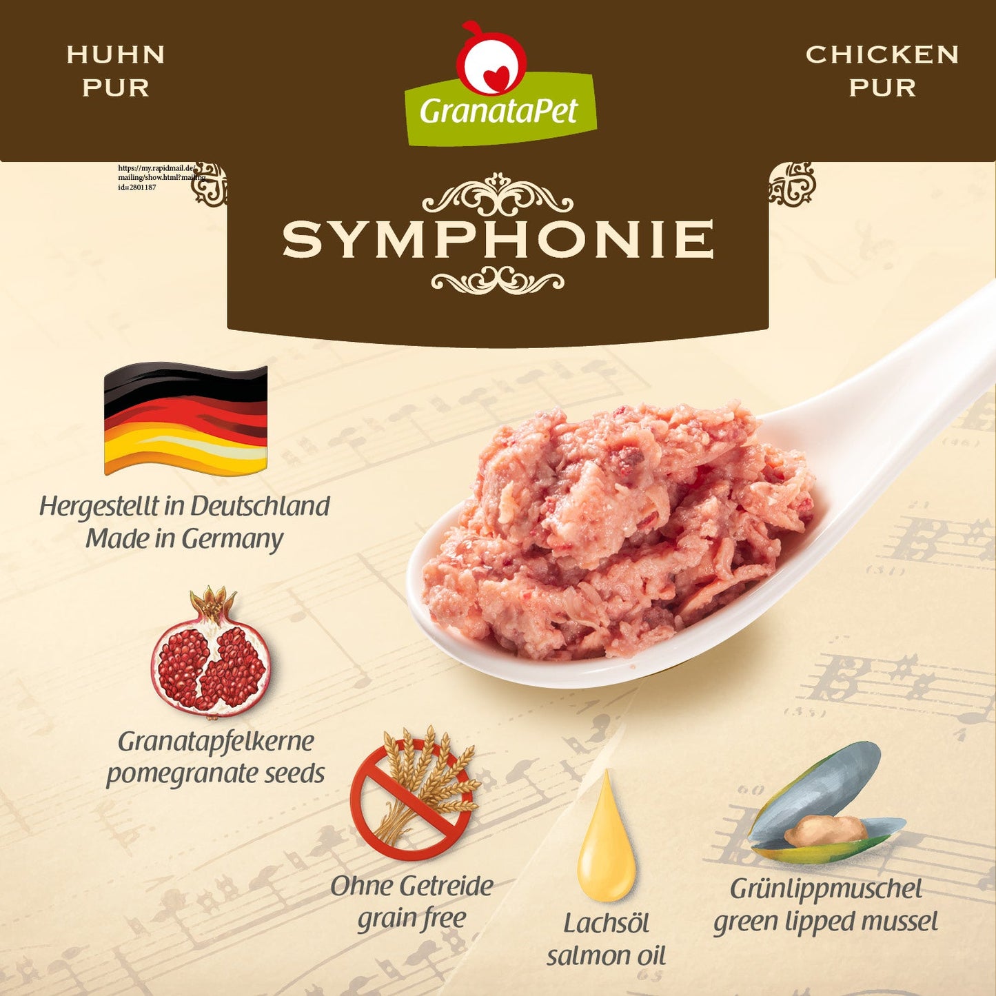 GranataPet Symphonie - No. 5 Chicken PUR