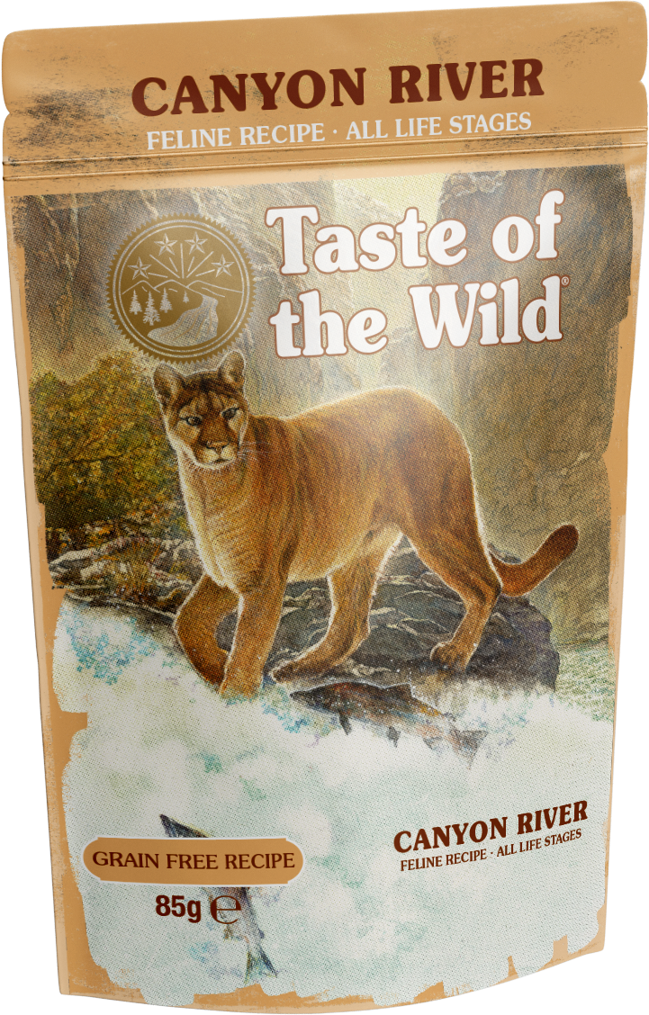 TOW Canyon River Cat Chunks in Gravy Pouch 85g x12