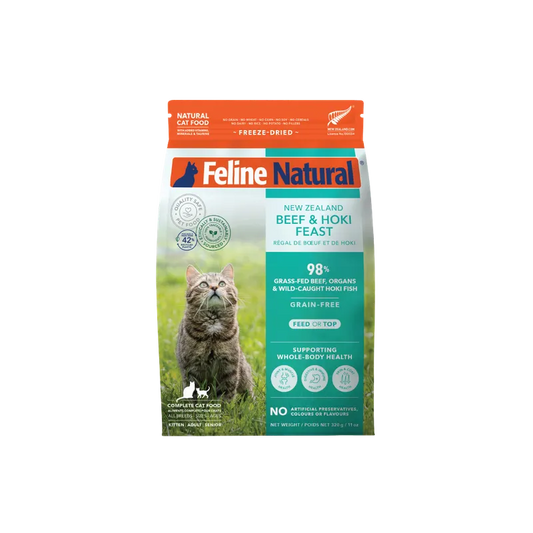 FELINE NATURAL GRAIN-FREE FD NZ BEEF & HOKI FEAST