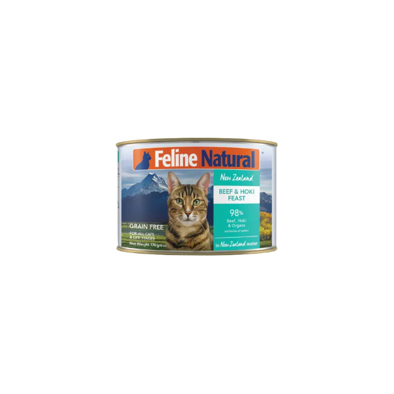 FELINE NATURAL NZ BEEF & HOKI FEAST