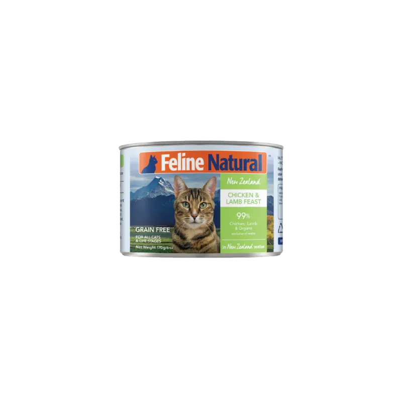 FELINE NATURAL NZ CHICKEN & LAMB FEAST