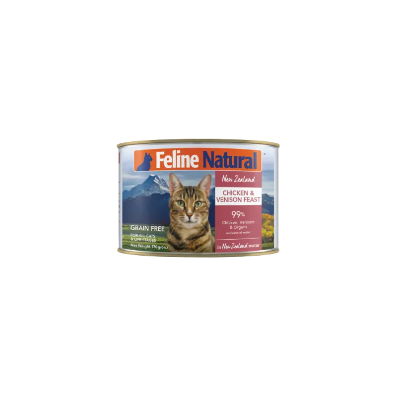 FELINE NATURAL NZ CHICKEN & VENISON FEAST