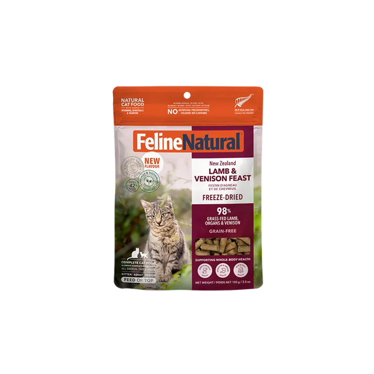FELINE NATURAL GRAIN-FREE FD NZ LAMB & VENISON