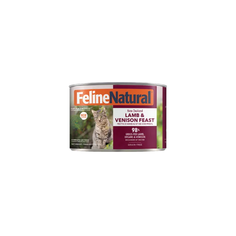 FELINE NATURAL NZ LAMB & VENISON FEAST