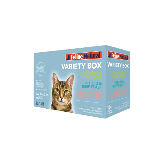 FELINE NATURAL VARIETY BOX 85G 12 PACK
