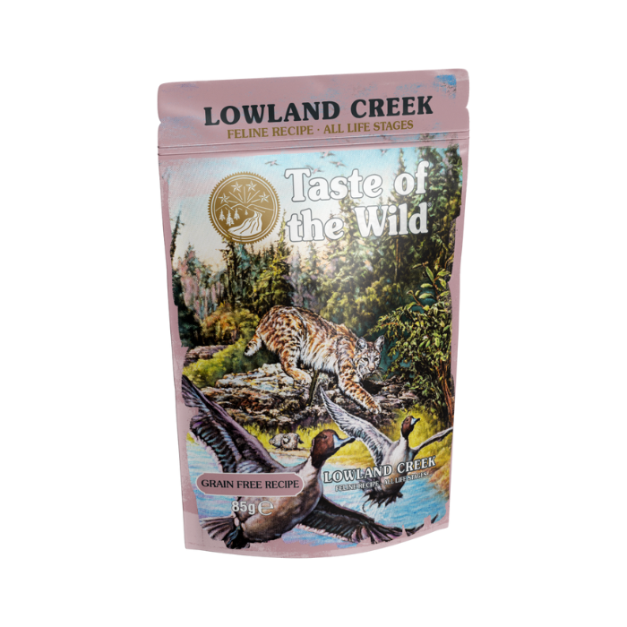 TOW Lowland Creek Cat Chunks in Gravy Pouch 85g x12