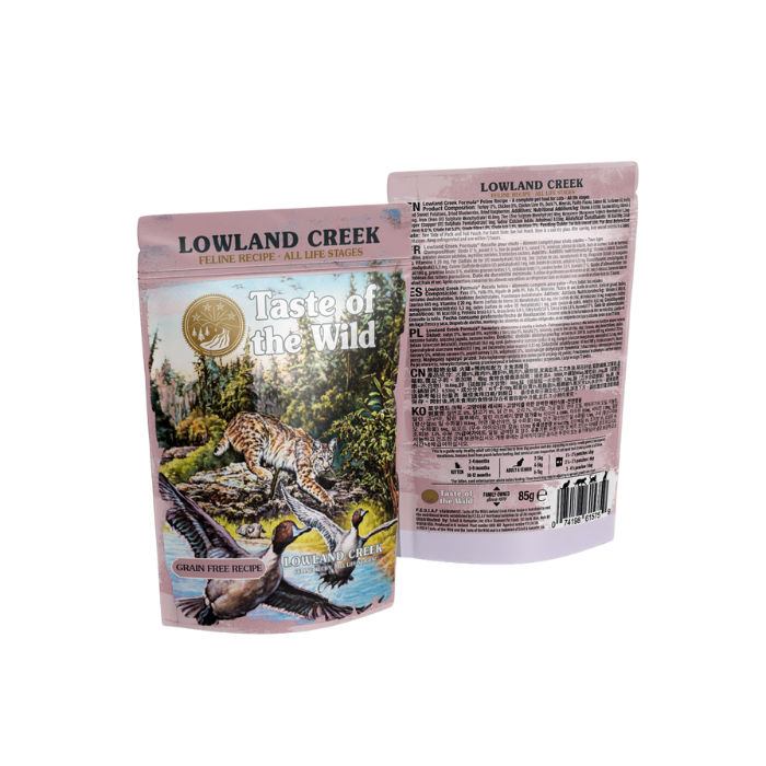 TOW Lowland Creek Cat Chunks in Gravy Pouch 85g x12