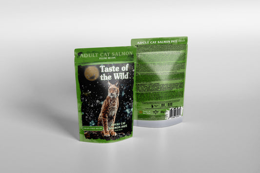 TOW Adult Cat Salmon with Chicken Pate Pouch 85g x12