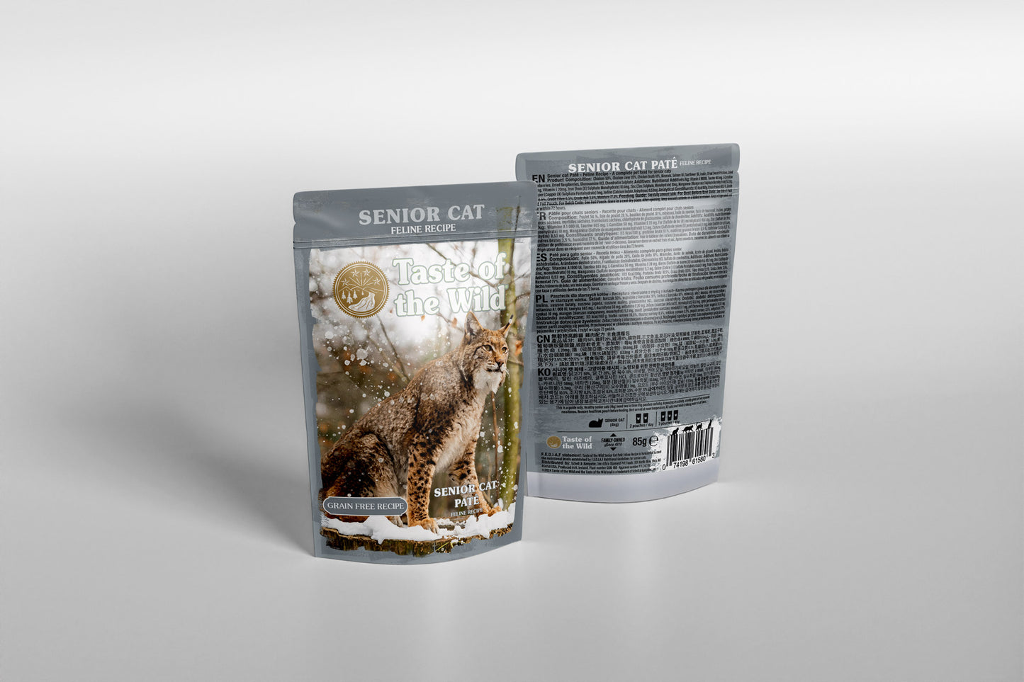 TOW Senior Cat Chicken Pate Pouch 85g x12