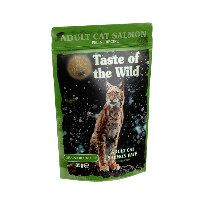 TOW Adult Cat Salmon with Chicken Pate Pouch 85g x12