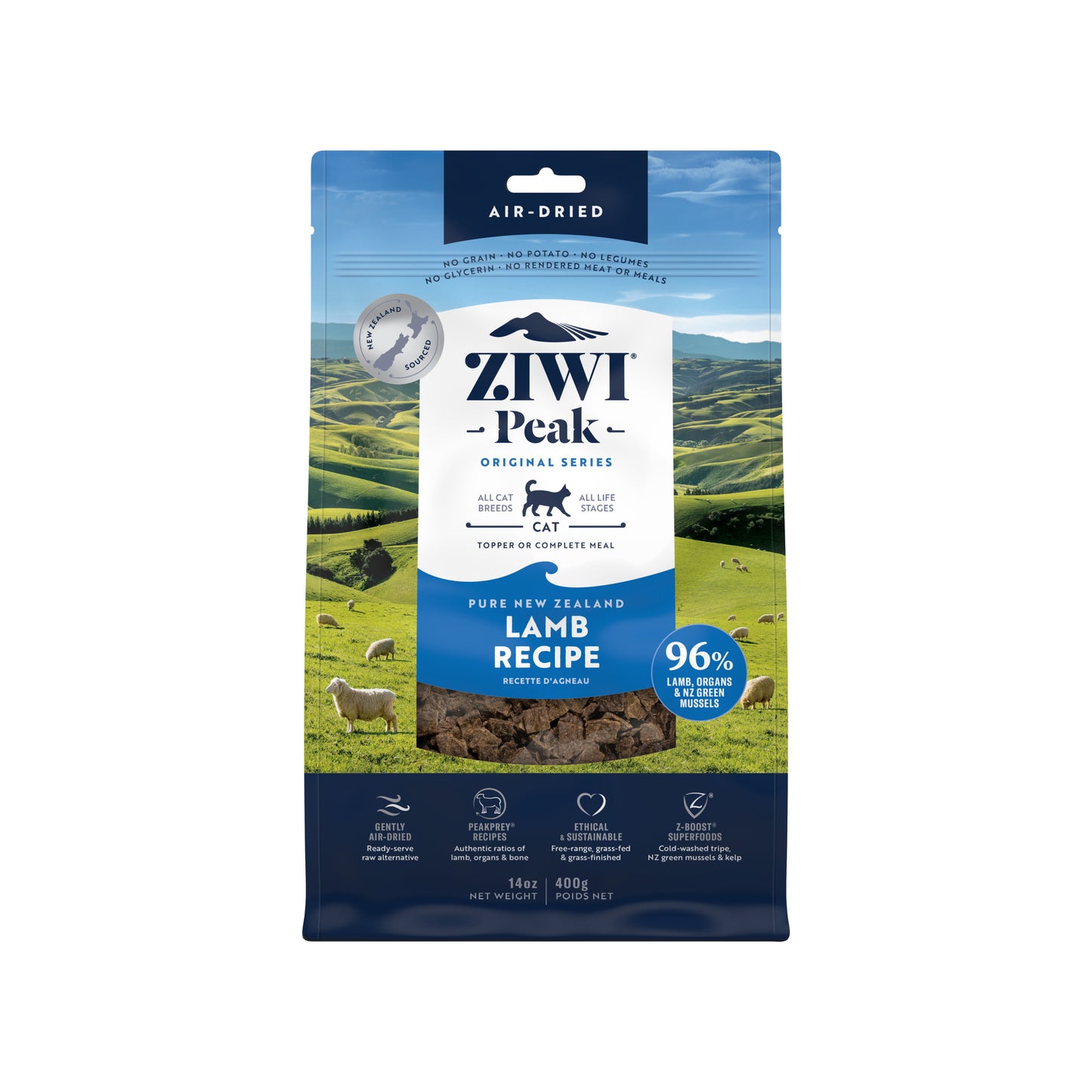 ZIWI Peak® Air-dried  Original Series Lamb Recipe for cats