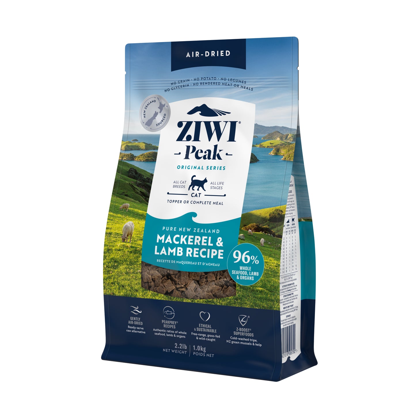ZIWI Peak® Air-dried  Original Series Mackerel & Lamb Recipe for cats