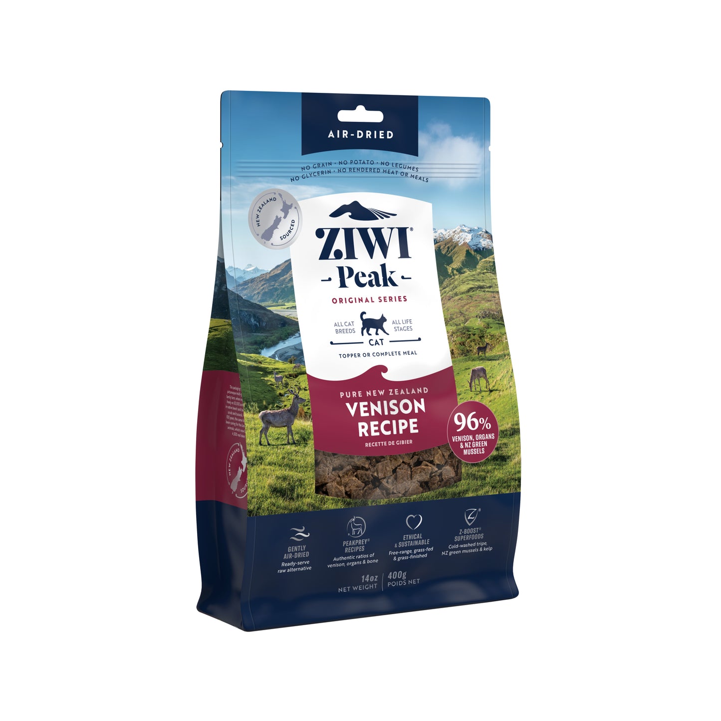 ZIWI Peak® Air-dried  Original Series Venison Recipe for cats