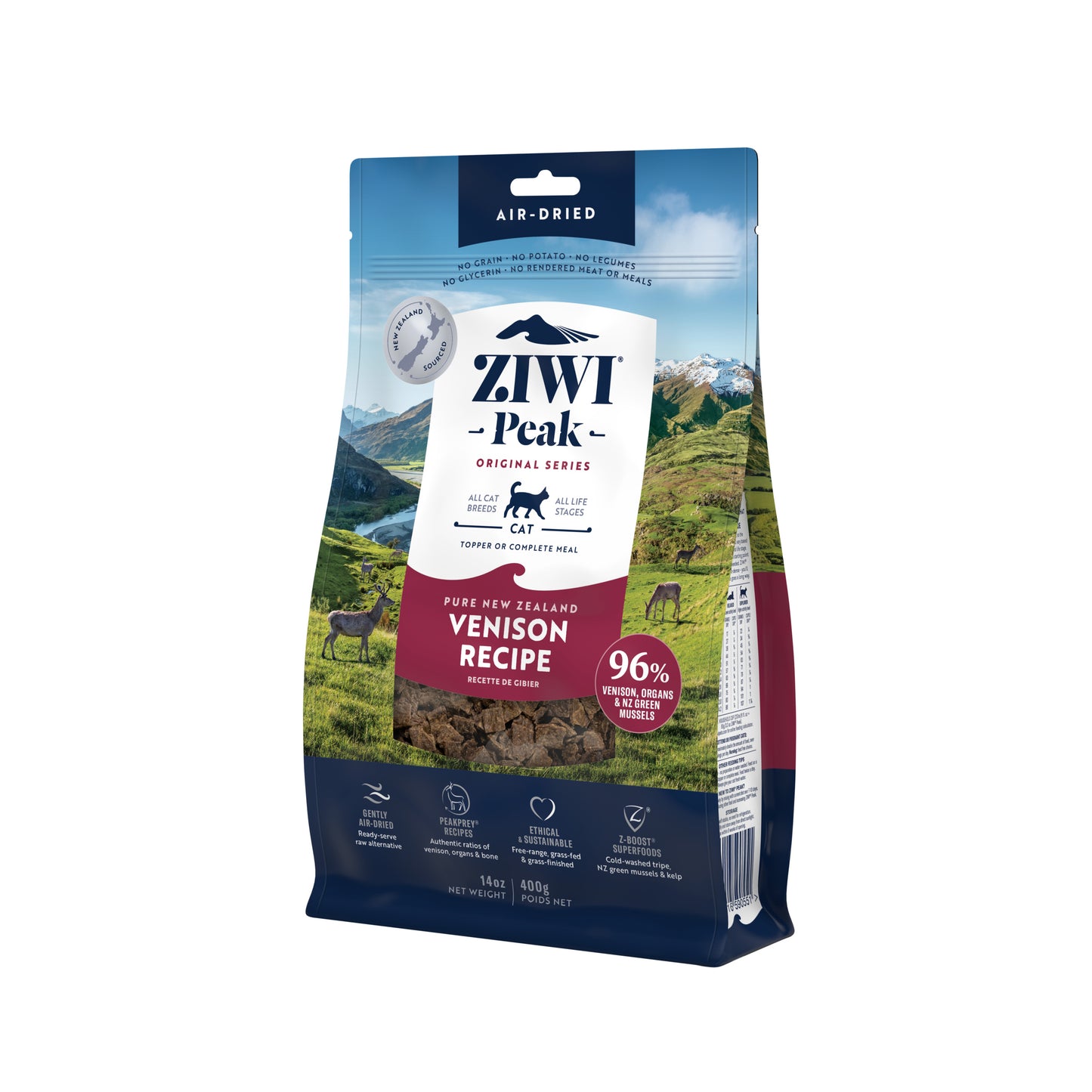 ZIWI Peak® Air-dried  Original Series Venison Recipe for cats