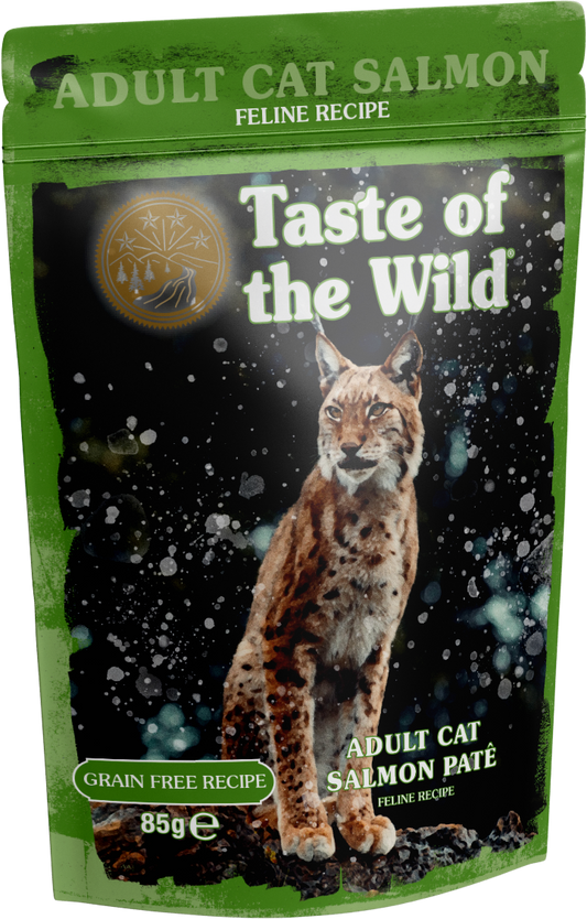 TOW Adult Cat Salmon with Chicken Pate Pouch 85g x12